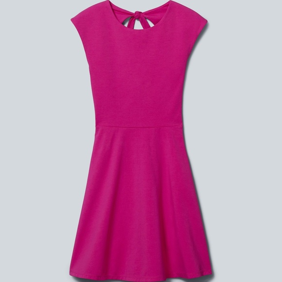 ARITZIA TALULA Pastel Pink Palmette Dress, XXS - Picture 2 of 5